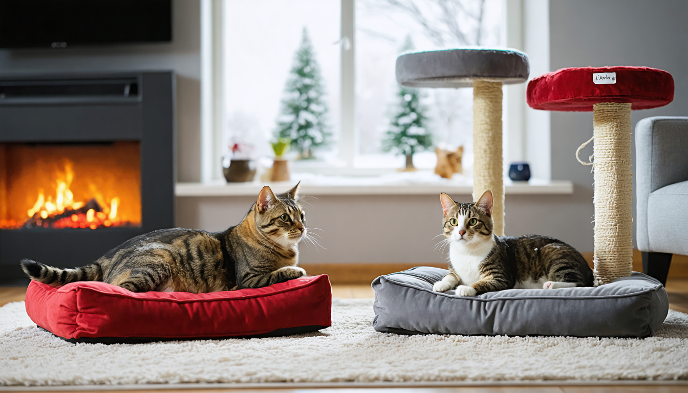 découvrez nos coussins chauffants pour chats, l'accessoire parfait pour offrir à votre compagnon félin un confort douillet pendant les froideurs hivernales. offrez-lui une chaleur bienfaisante et un espace de repos agréable, et transformez l'hiver en une saison de bien-être pour votre chat.