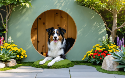 Les niches design pour chiens qui embellissent votre jardin