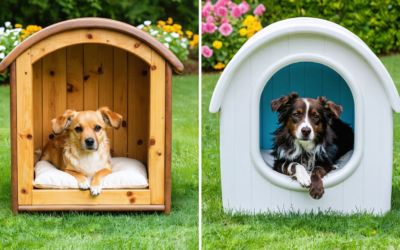 Niche en bois ou en plastique : laquelle est la meilleure option pour votre chien ?