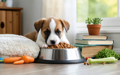 Quelle est la meilleure alimentation pour un chiot en pleine croissance ?