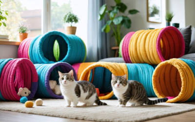 Roues et tunnels pour chats : utilité et avantages pour votre compagnon félin