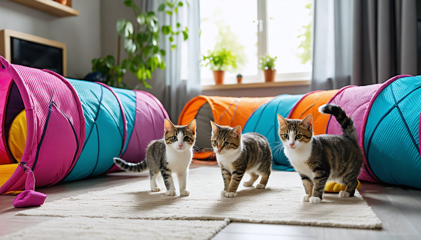 découvrez l'importance des roues et des tunnels pour chats dans le bien-être de votre compagnon félin. apprenez comment ces accessoires stimulent l'exercice, favorisent l'interaction et enrichissent l'environnement de votre chat tout en lui offrant un espace de jeu agréable.