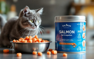 Croquettes pour chat à base de saumon : les meilleures options disponibles